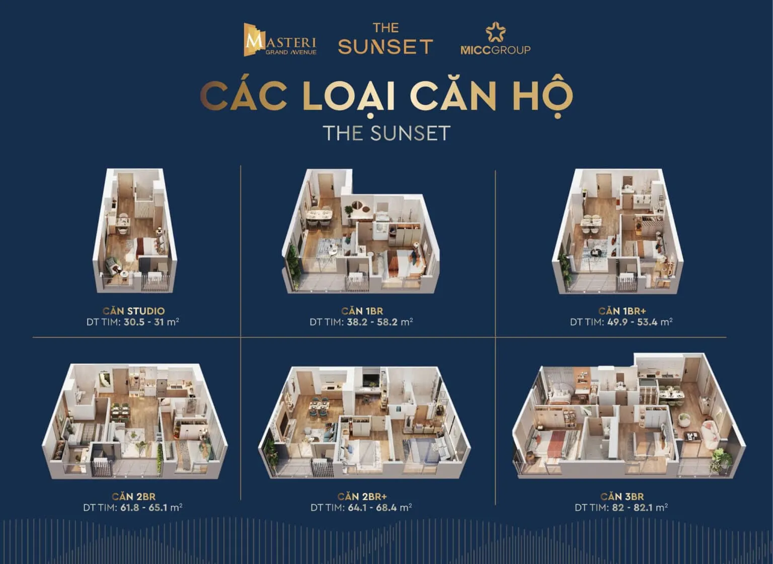 Các loại căn hộ
