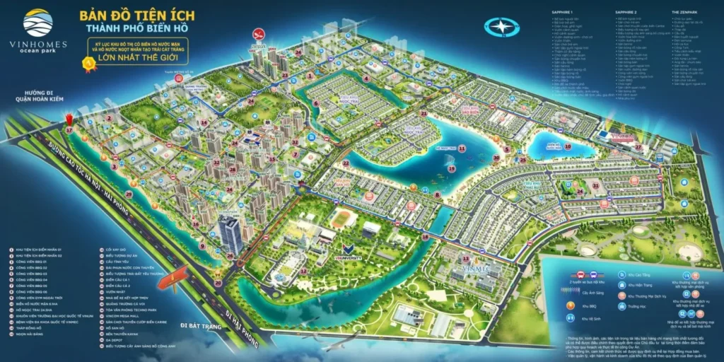 Mặt bằng Vinhomes Ocean Park Gia Lâm