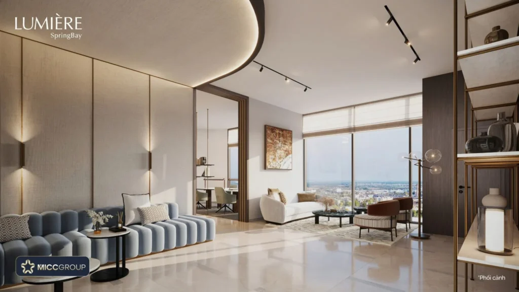 Phối cảnh căn hộ dự án Masterise Homes Lumiere SpringBay