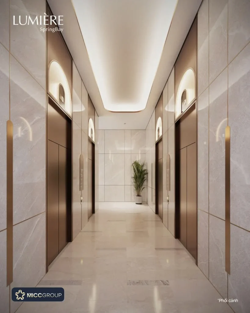 Phối cảnh căn hộ dự án Masterise Homes Lumiere SpringBay 1