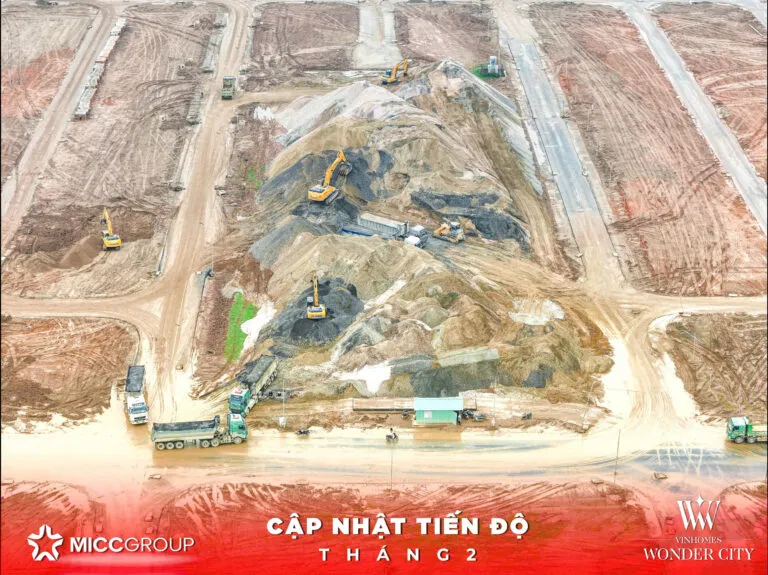Tiến độ dự án Vinhomes Wonder City