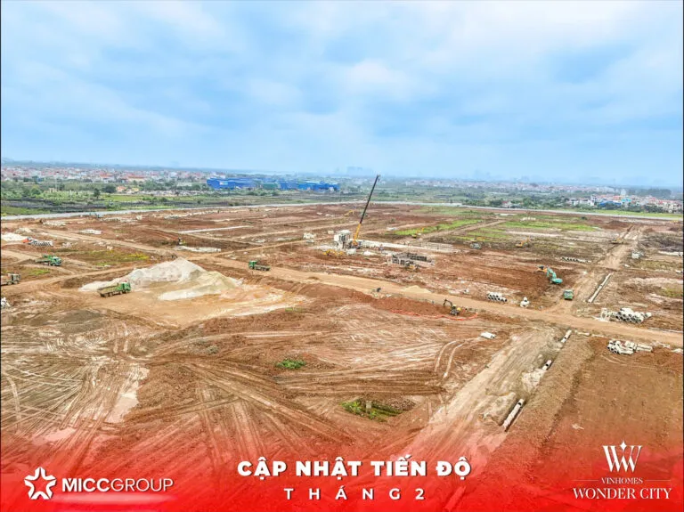 Tiến độ dự án Vinhomes Wonder City