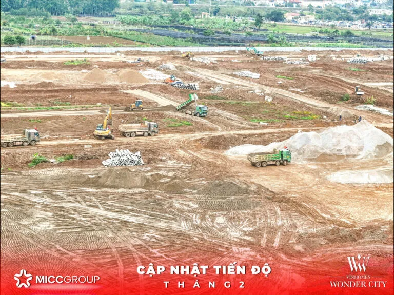 Tiến độ dự án Vinhomes Wonder City