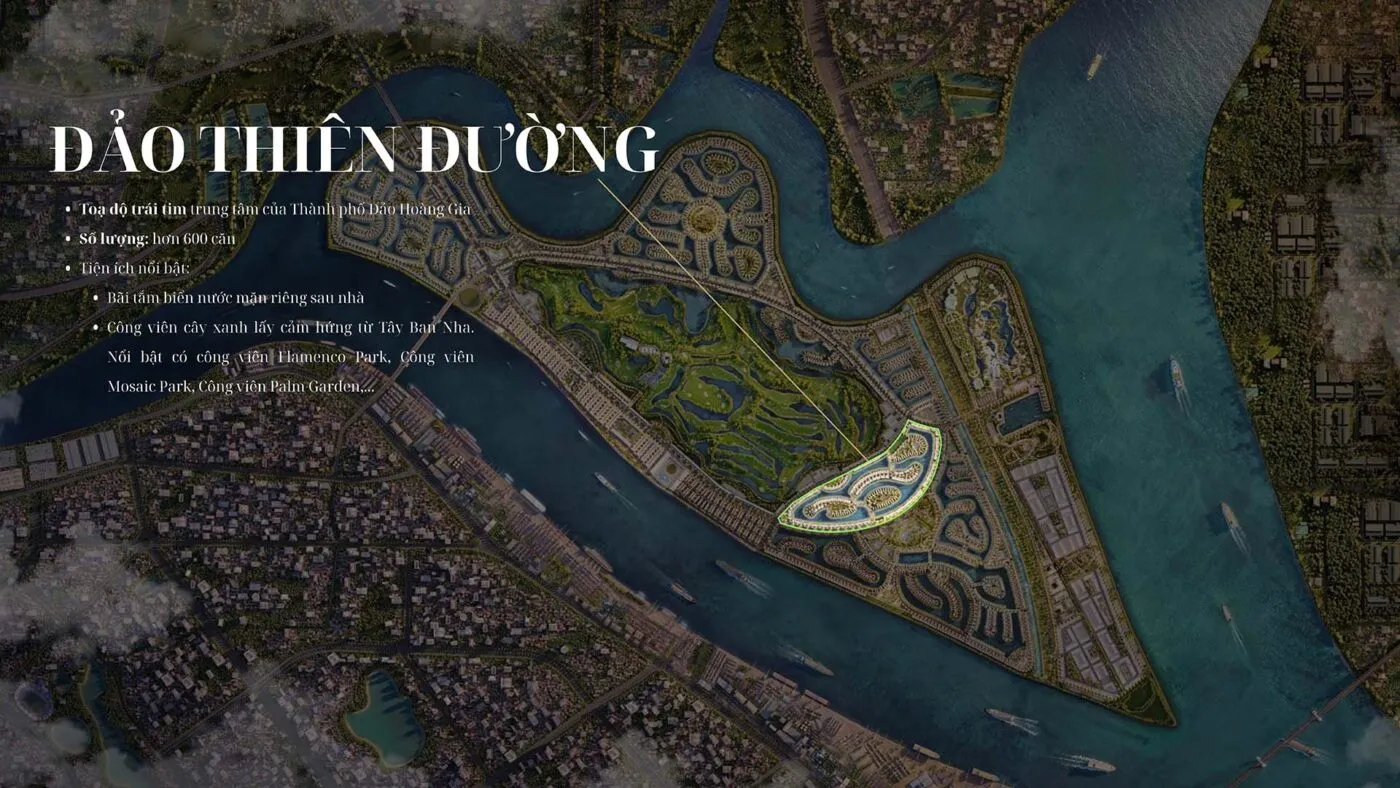 Các phân khu tại Vinhomes Royal Island