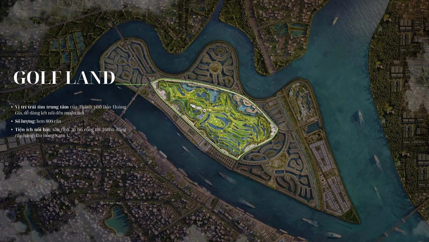 Các phân khu tại Vinhomes Royal Island