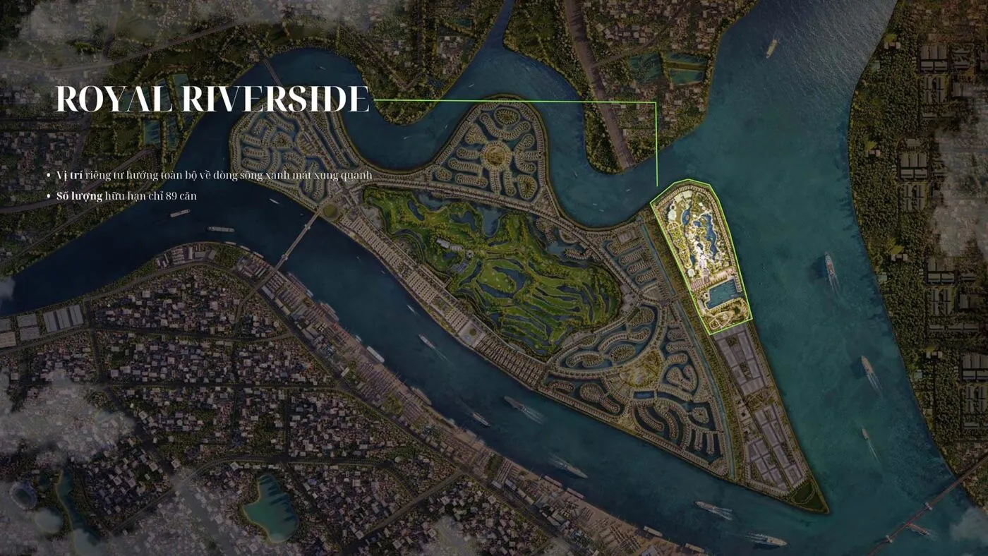 Các phân khu tại Vinhomes Royal Island