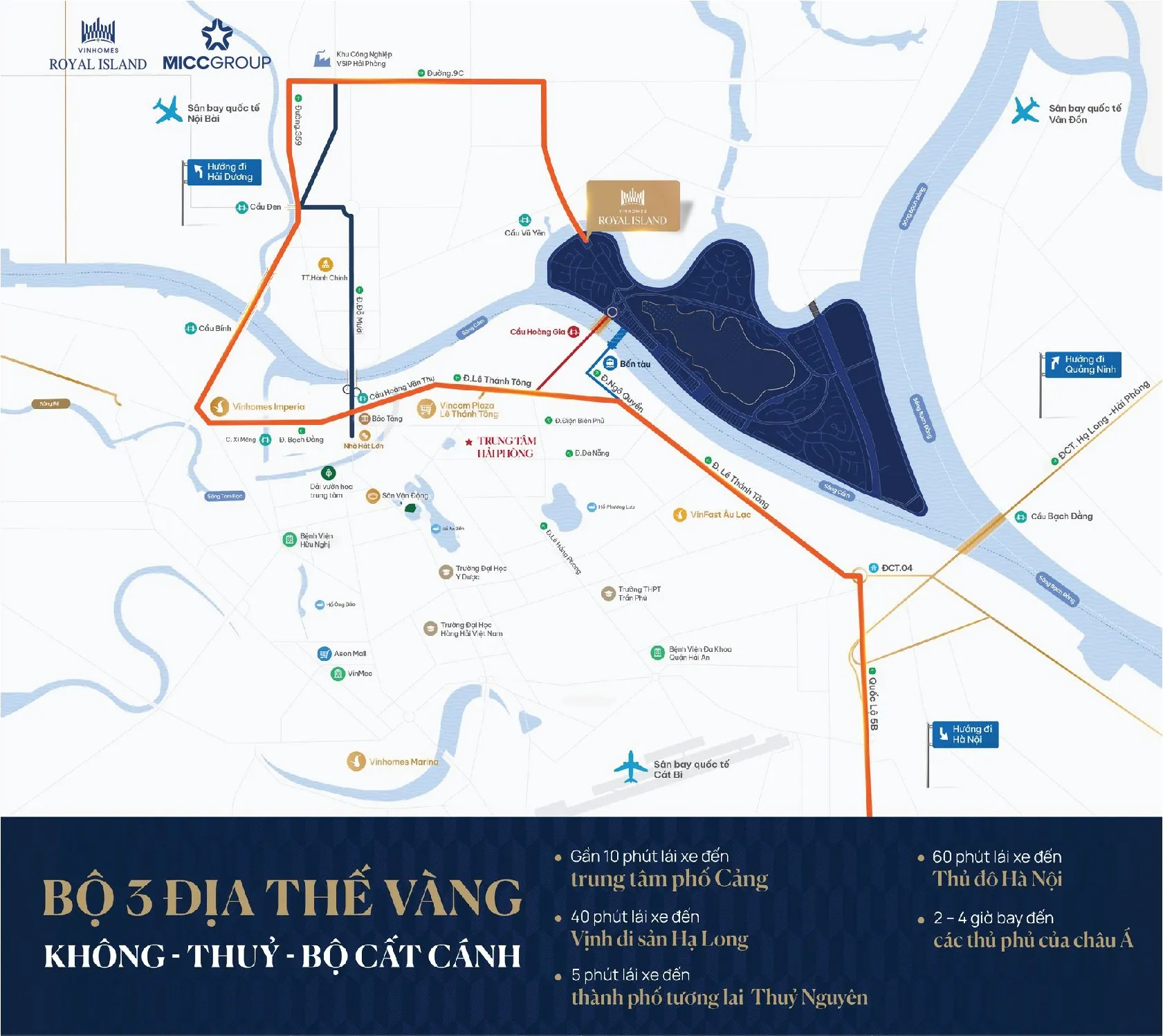 Vị trí Vinhomes Royal Island